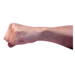 Convenient hand sign sticker #13481161