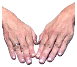 Convenient hand sign sticker #13481175