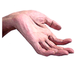 Convenient hand sign sticker #13481185