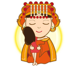 The gods bless sticker #13481192