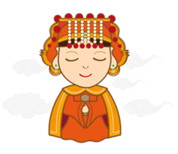 The gods bless sticker #13481193