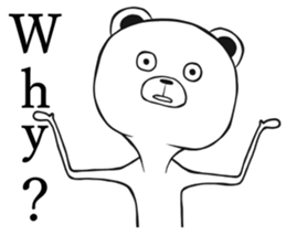 Bear of low tension sticker #13481392