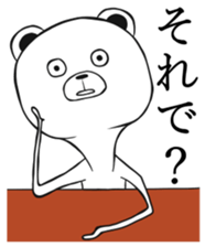 Bear of low tension sticker #13481402