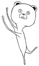 Bear of low tension sticker #13481410