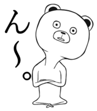 Bear of low tension sticker #13481420