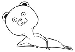 Bear of low tension sticker #13481429