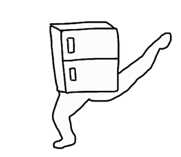 Freezer Man sticker #13481453