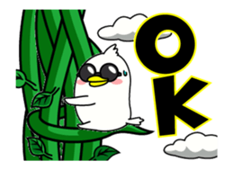 Go up! Mr Chicken moves sticker #13481487