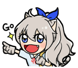 Wolf & Tiger 2 sticker #13481568