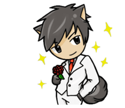 Wolf & Tiger 2 sticker #13481574