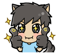 Wolf & Tiger 2 sticker #13481575