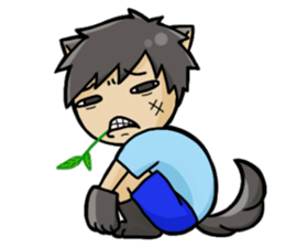 Wolf & Tiger 2 sticker #13481577