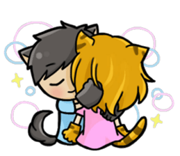 Wolf & Tiger 2 sticker #13481592