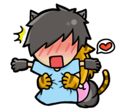 Wolf & Tiger 2 sticker #13481593