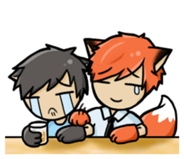 Wolf & Tiger 2 sticker #13481600