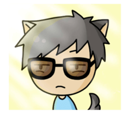 Wolf & Tiger 2 sticker #13481602