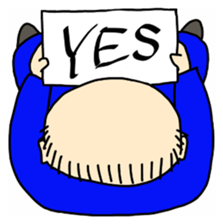 Japanese businessman.You can do it. sticker #13482502