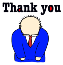 Japanese businessman.You can do it. sticker #13482504