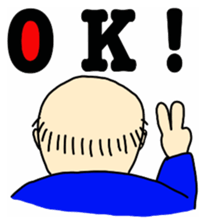 Japanese businessman.You can do it. sticker #13482505