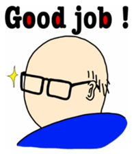 Japanese businessman.You can do it. sticker #13482507