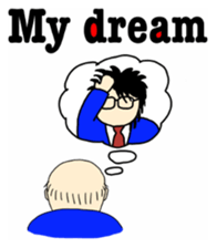 Japanese businessman.You can do it. sticker #13482513