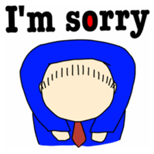 Japanese businessman.You can do it. sticker #13482515