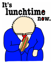 Japanese businessman.You can do it. sticker #13482516