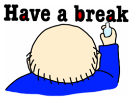 Japanese businessman.You can do it. sticker #13482520