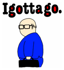 Japanese businessman.You can do it. sticker #13482523