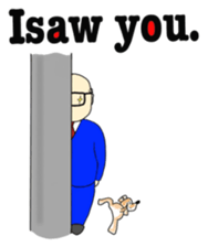 Japanese businessman.You can do it. sticker #13482525