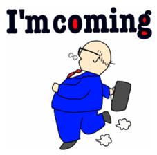 Japanese businessman.You can do it. sticker #13482538