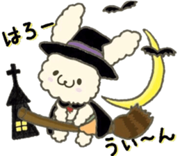 Rabbit sticker to be healed in the fall sticker #13483030