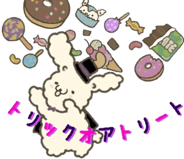 Rabbit sticker to be healed in the fall sticker #13483031