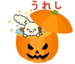 Rabbit sticker to be healed in the fall sticker #13483033