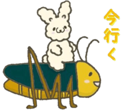 Rabbit sticker to be healed in the fall sticker #13483044