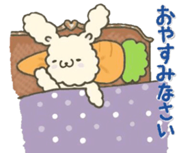 Rabbit sticker to be healed in the fall sticker #13483050