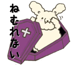 Rabbit sticker to be healed in the fall sticker #13483051