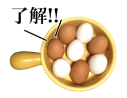 Moving Real Egg sticker #13484323