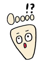 sole of a foot sticker #13484382