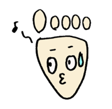 sole of a foot sticker #13484396