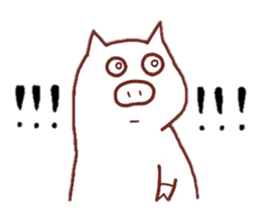 Leisurely life of a pig sticker #13484704