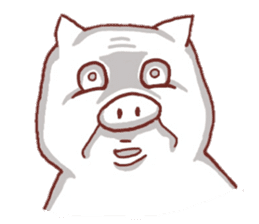 Leisurely life of a pig sticker #13484705