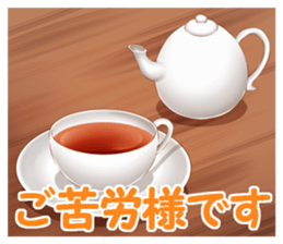cafe good time4 sticker #13485399