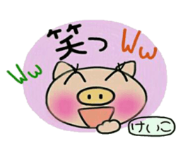 Very convenient! Sticker of [Keiko]! sticker #13485731