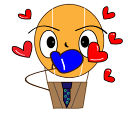 murmur of hot-air-balloon sticker #13485768