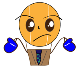 murmur of hot-air-balloon sticker #13485776