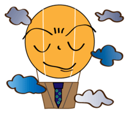 murmur of hot-air-balloon sticker #13485777