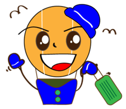 murmur of hot-air-balloon sticker #13485789