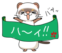 Cute ferret Sticker sticker #13485811