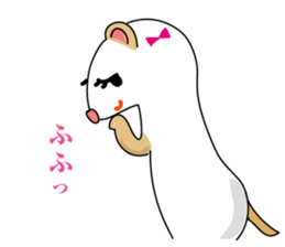 Cute ferret Sticker sticker #13485829